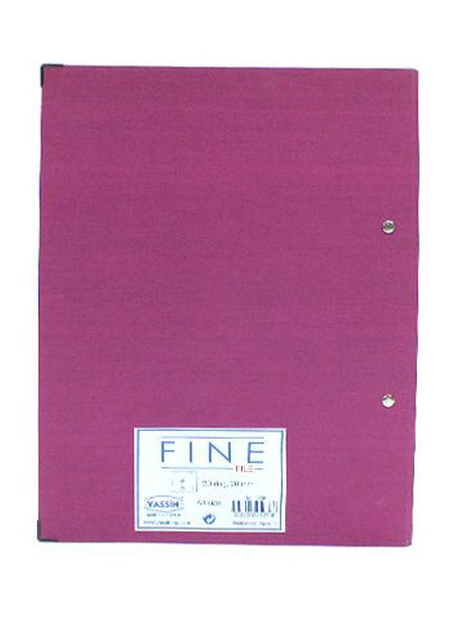 Generic - Two Hole Binder Pink - Image 1
