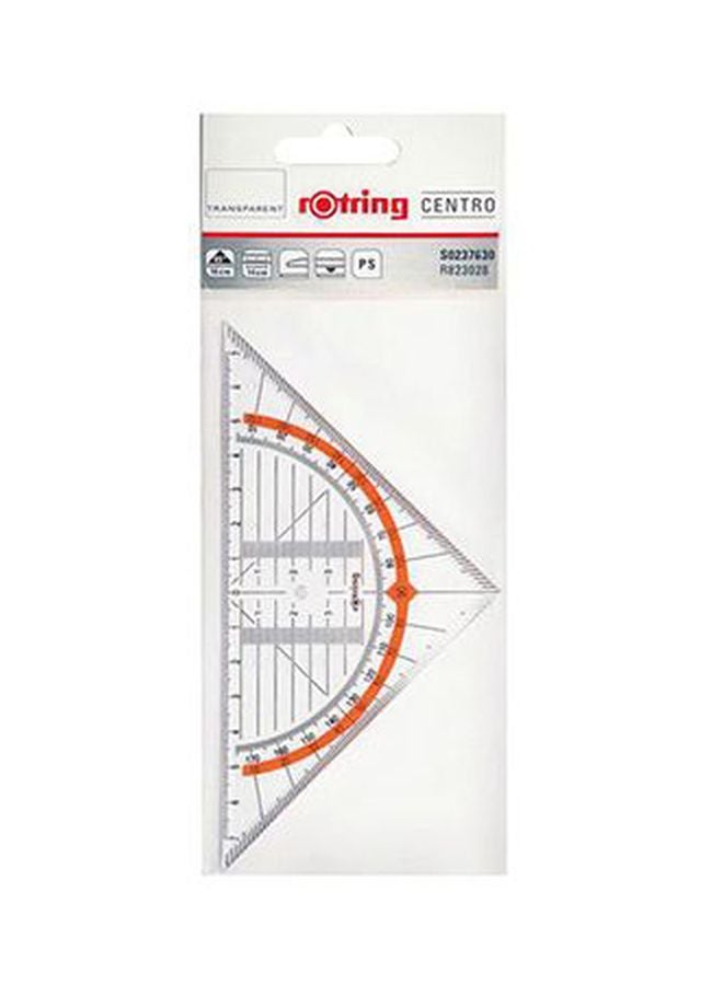 Gemetry Set Square 16Cm With 14Cm Clear