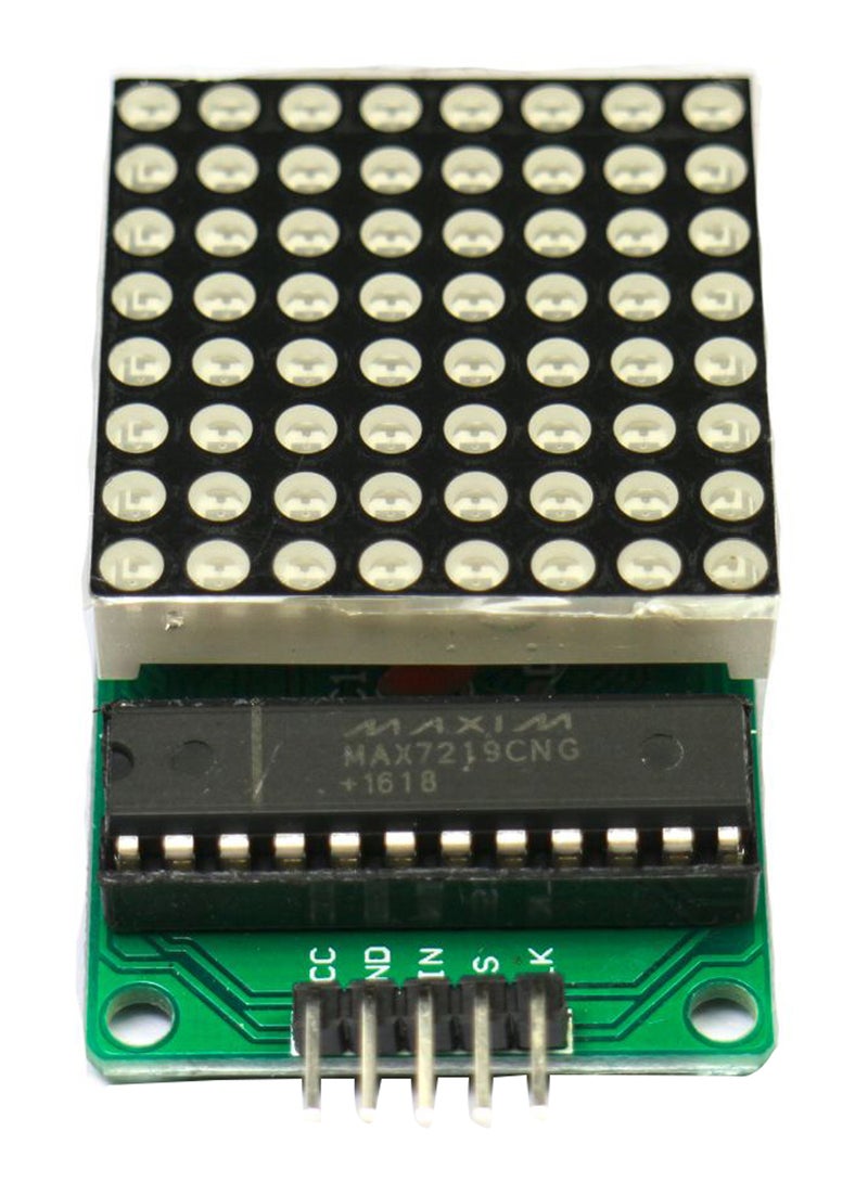 Vicactus 2-Piece Dot Matrix Display Single Chip LED Module Set For Arduino Multicolour  - Image 2