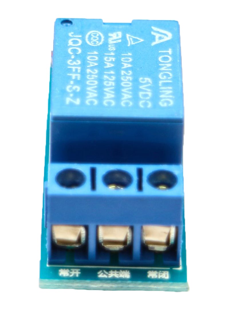 Vicactus 2-Piece 1-Channel Relay Optocoupler Module Shield Set For Arduino Blue/Black  - Image 2
