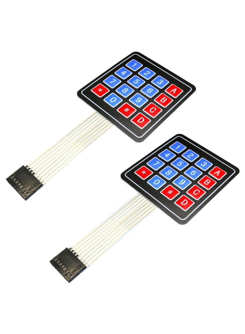 Vicactus 2-Piece 4 x 4 Array Matrix Keyboard Module Set For Arduino Multicolour - Image 1
