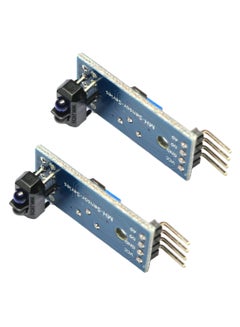 2-Piece TCRT5000 Infrared Reflective Sensor Module Set Multicolour