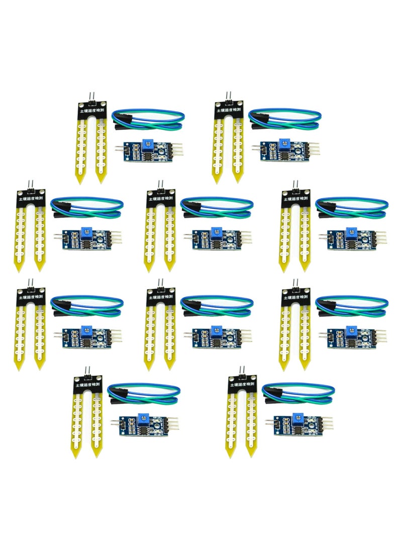 Vicactus - 10-Piece Soil Moisture Sensor Automatic Watering System Set Multicolour - Image 1
