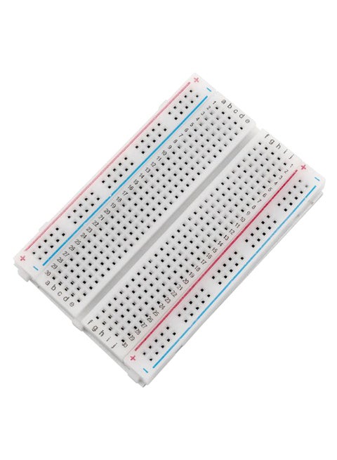 2-Piece Breadboard Solderless Prototype PCB Board White