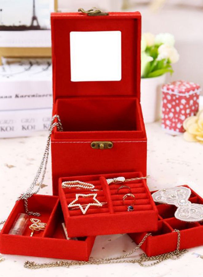 Three-Layer European Jewellery Storage Box