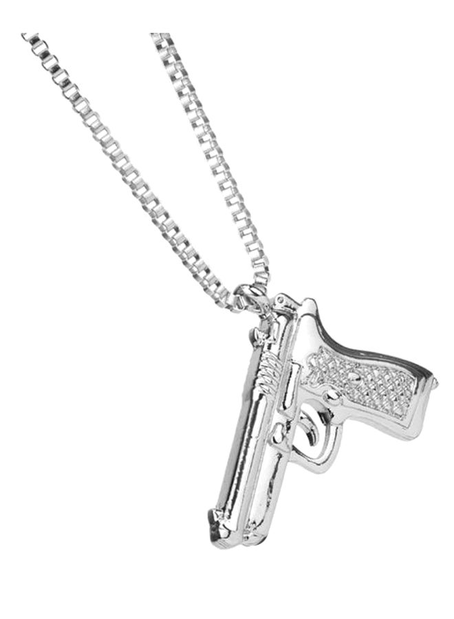 Hip-Hop Gun Shaped Pendant Necklace - Image 1