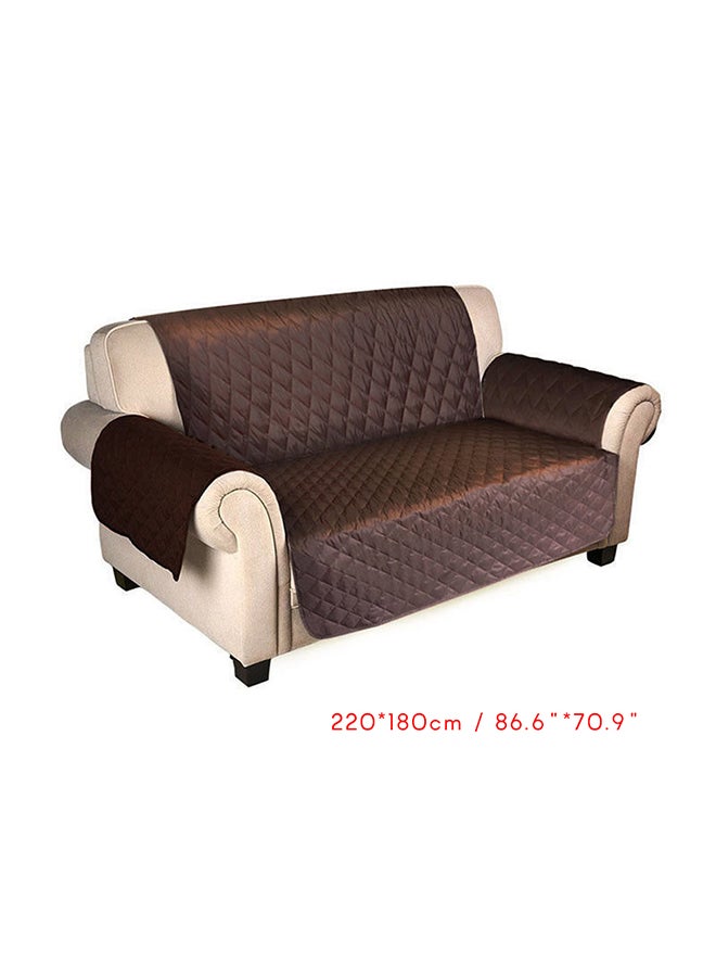 غطاء أريكة مانع للانزلاق بوجهين بني 220x180Ø³Ù†ØªÙŠÙ…ØªØ± - Image 4
