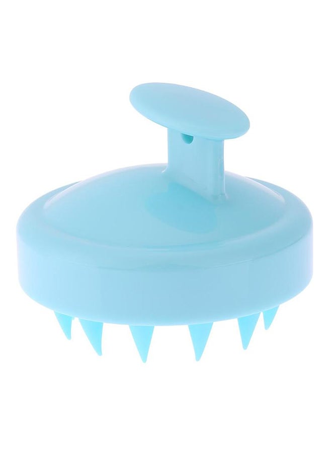 ECORET Silicone Head Shampoo Scalp Massage Brush Blue 8X8X7centimeter - Image 1