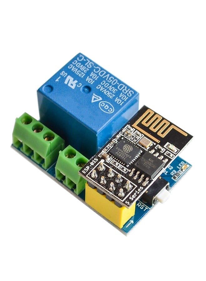 ماركة غير محددة مرحل لاسلكي بتقنية واي فاي طراز Esp8266 Esp-01S موديل 1 لنظام أردوينو سمارت هوم أسود  - Image 1