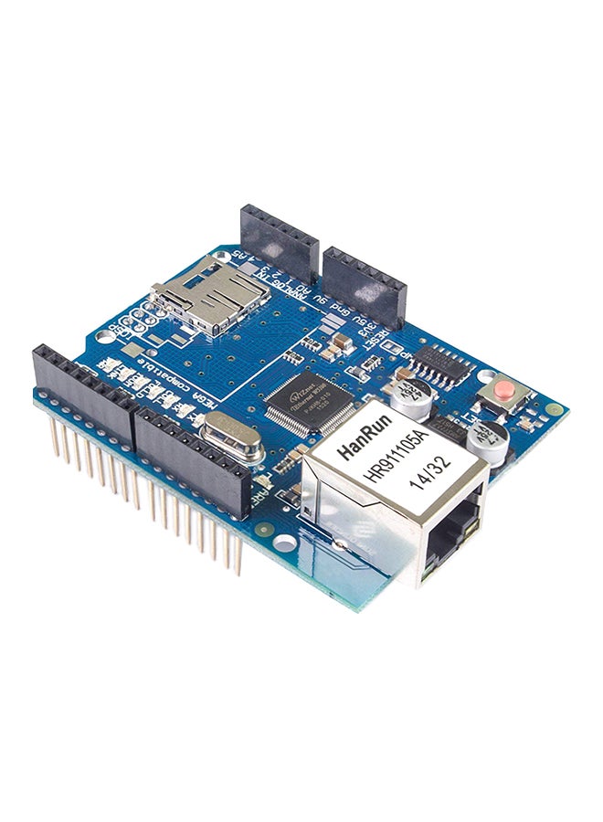 Ethernet Shield W5100 R3 Network Expansion Board For Arduino Uno Mega2560 Blue