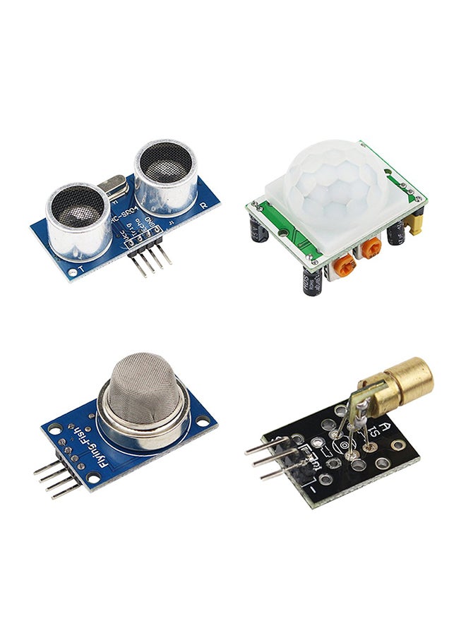 Sensor Modules Kit 16 In 1 Arduino Raspberry Project Super Starter Kits For Uno R3 Mega2560 Mega328 Multicolour