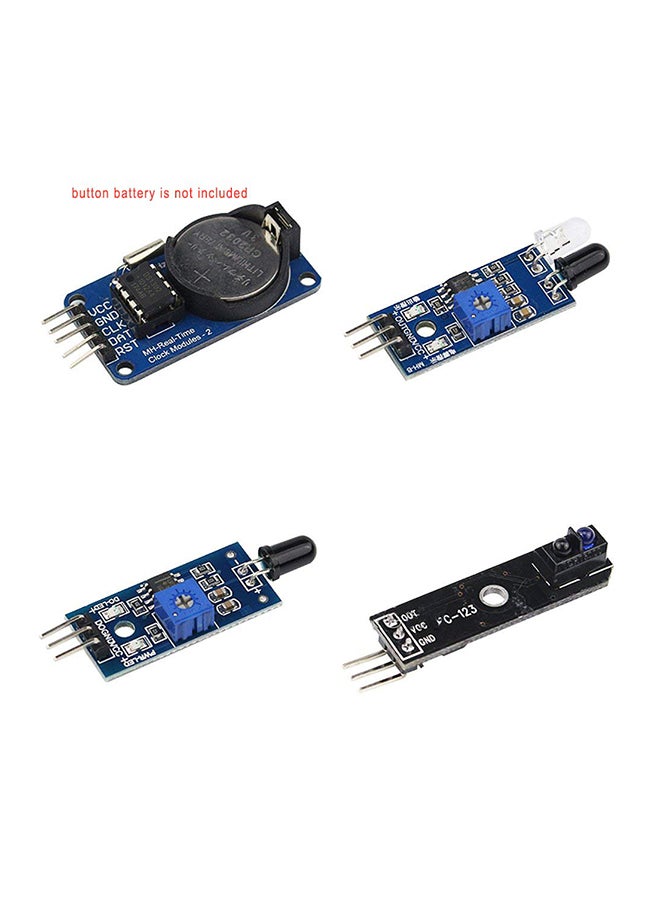 Sensor Modules Kit 16 In 1 Arduino Raspberry Project Super Starter Kits For Uno R3 Mega2560 Mega328 Multicolour