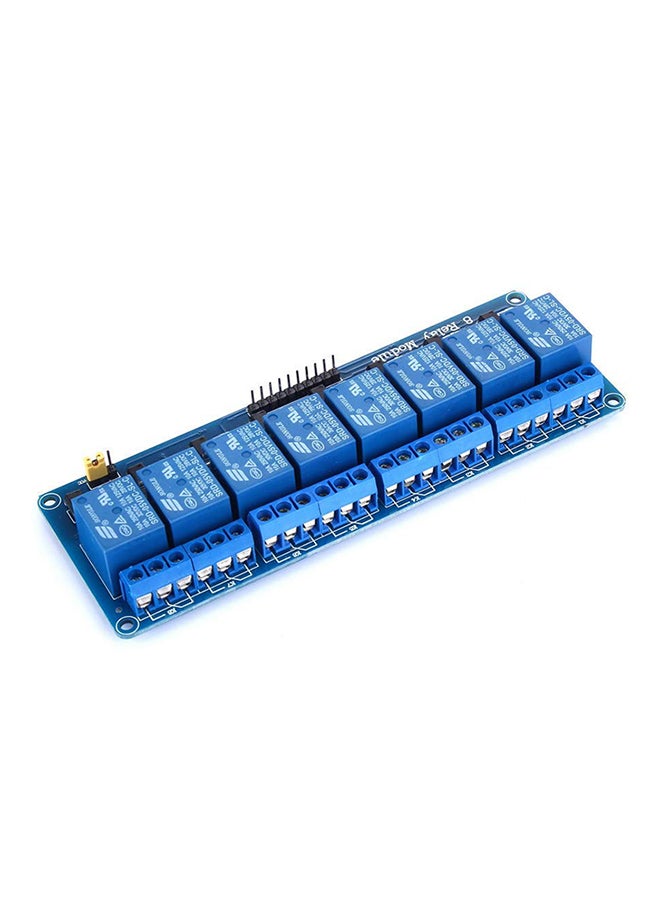 Generic 8 Channel Dc 5V Relay Module With Optocoupler For Arduino Uno R3 Blue  - Image 2