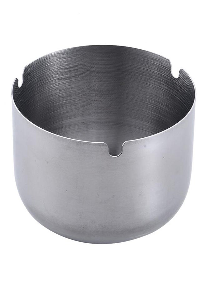 Stainless Steel Ashtray Case Silver 8cm x 6.7cm