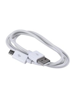Generic Micro USB Charger Cable For Samsung Galaxy S7 Edge White  - Image 1