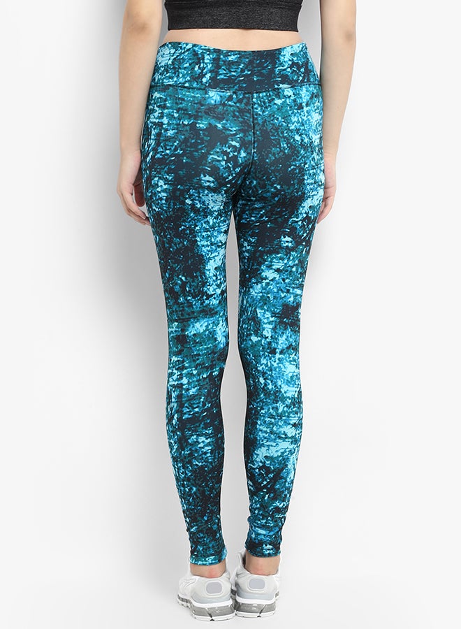 ALCIS - Printed Design Legging Blue - Image 1