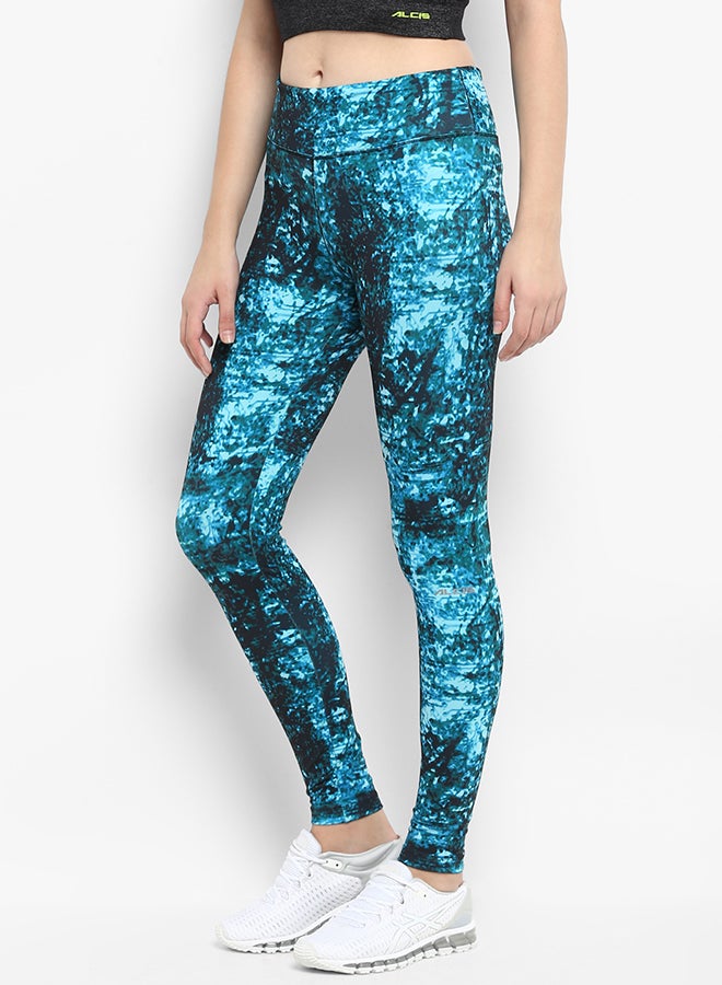 ALCIS - Printed Design Legging Blue - Image 1