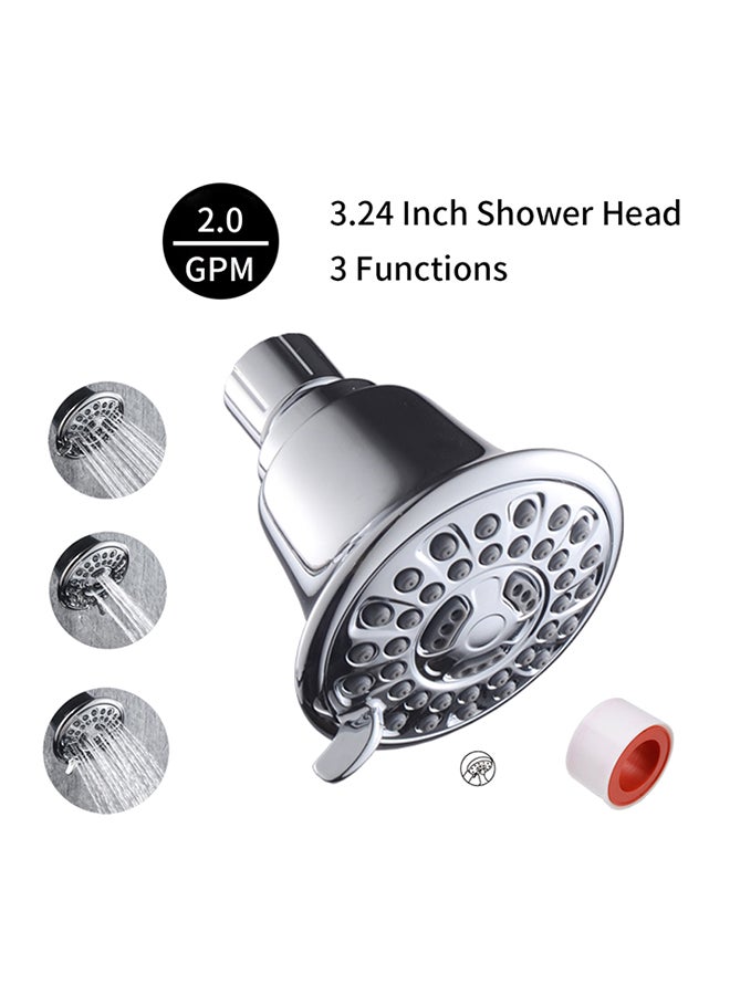 High Pressure Showerhead Silver - Image 3