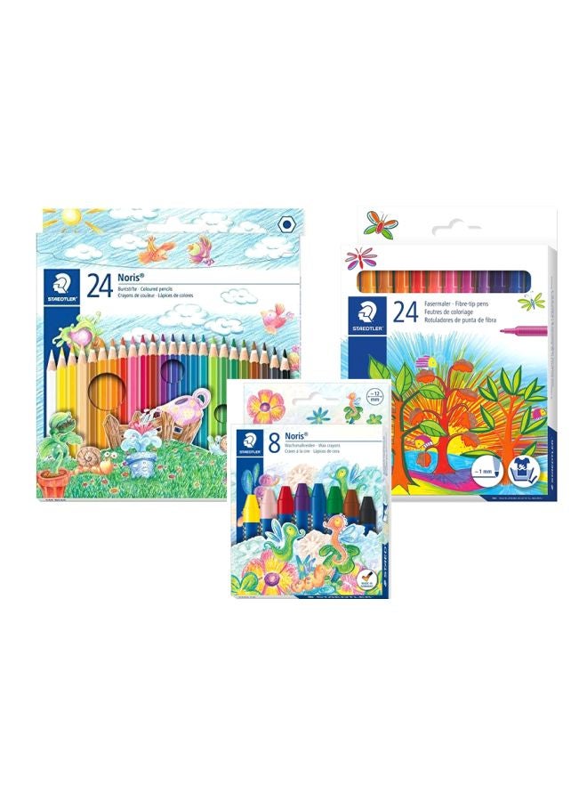 STAEDTLER Pack of 56 Drawing Colouring Set Multicolour