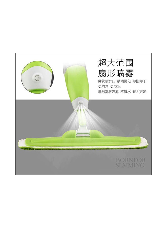 Spray Mop with Microfiber Pad Green/White/Silver - Image 2