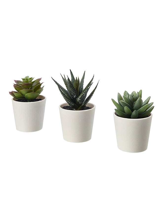 Generic - Set of 3 Fejka Artificial Potted Plant With Pot - Image 1