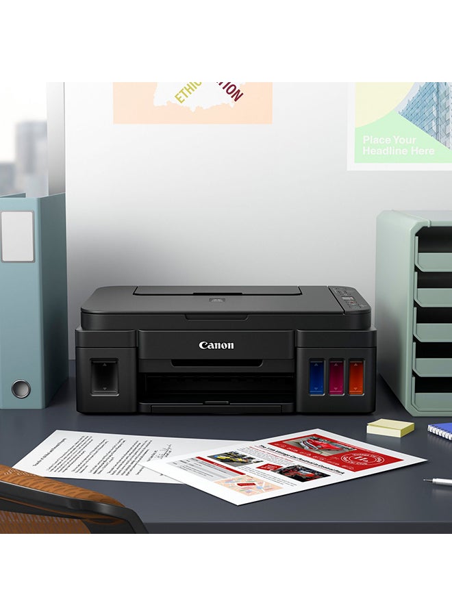 كانون طابعة بيكسما G2410 المتكاملة بنظام خزان حبر أسود - Image 3