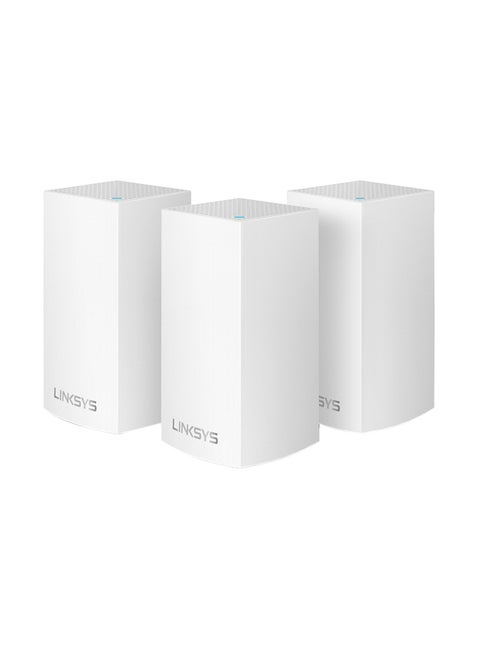 WHW0103 Velop Whole Home Mesh WiFi System (AC3900 WiFi Router/Extender for Seamless Coverage, Parental Controls, 3-Pack, Covers up to 4,500 sq ft / 400 sqm) White
