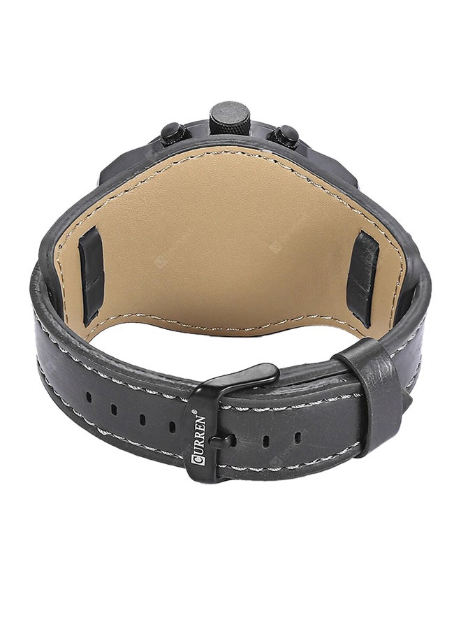 كارين ساعة يد جلد بعقارب مضادة للماء 8225 للرجال - Image 2