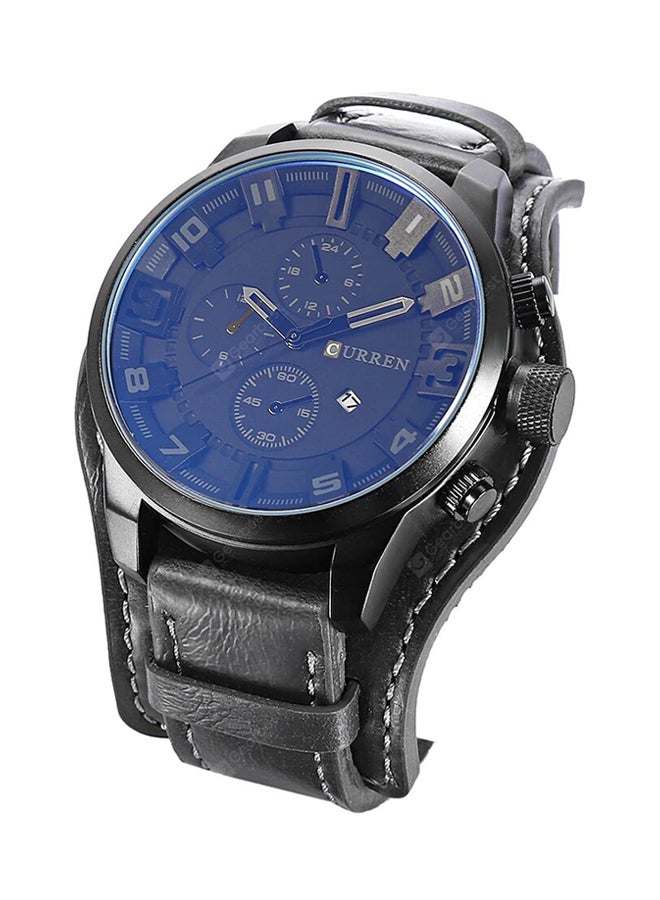 كارين ساعة يد جلد بعقارب مضادة للماء 8225 للرجال - Image 3