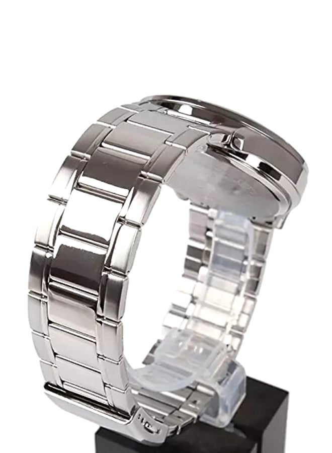 كاسيو ساعة يد إنتايسر كرونوغراف طراز MTP-1374D-1A - قياس 35 مم - فضي للرجال - Image 2