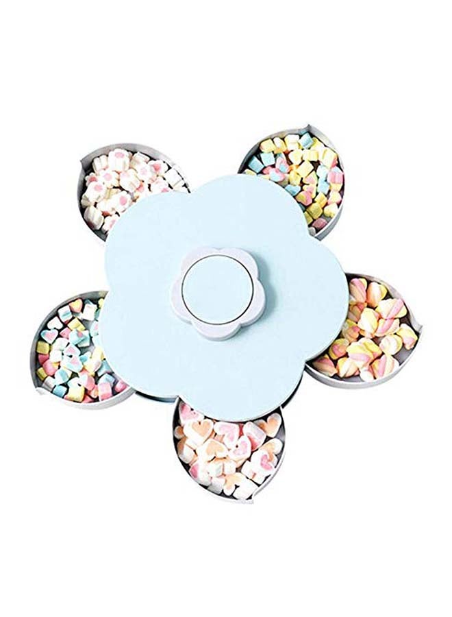 لي يينج صندوق تخزين فواكه دوار لون أزرق 6.5x26x26سم - Image 2