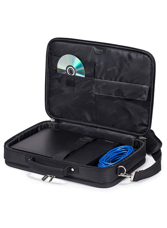 DICOTA - Multi Plus Base Toploader Laptop Bag 15 - 17.3 Inch Black - Image 1