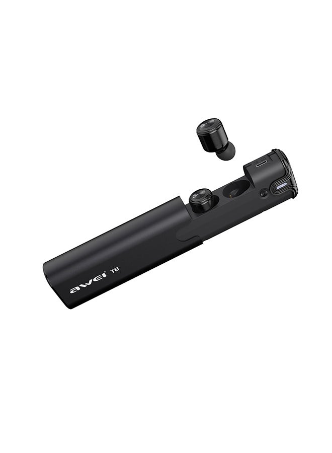 أوي سماعات أذن بخاصية البلوتوث مع علبة شحن أسود - Image 1