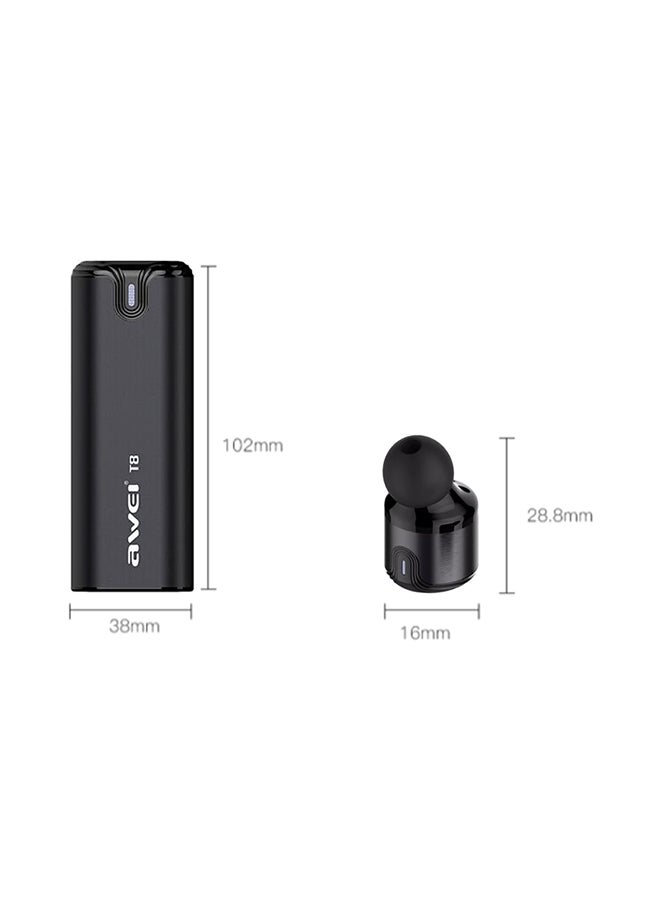 أوي سماعات أذن بخاصية البلوتوث مع علبة شحن أسود - Image 2