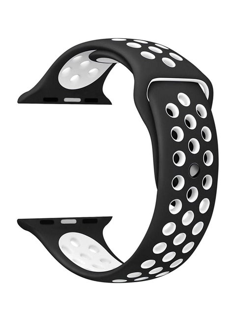 Smart Watch Band For Apple And Nike Series Black/White