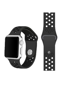Breathable Sports Watch Band For Apple Black