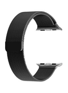Milanese Loop Smart Watch Band For Apple Black