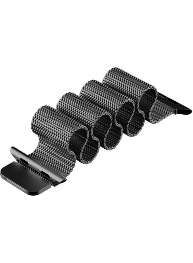 Generic - Milanese Loop Smart Watch Band For Apple Black - Image 1