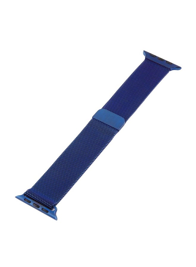 Generic - Milanese Loop Smart Watch Band For Apple Series Blue - Image 1