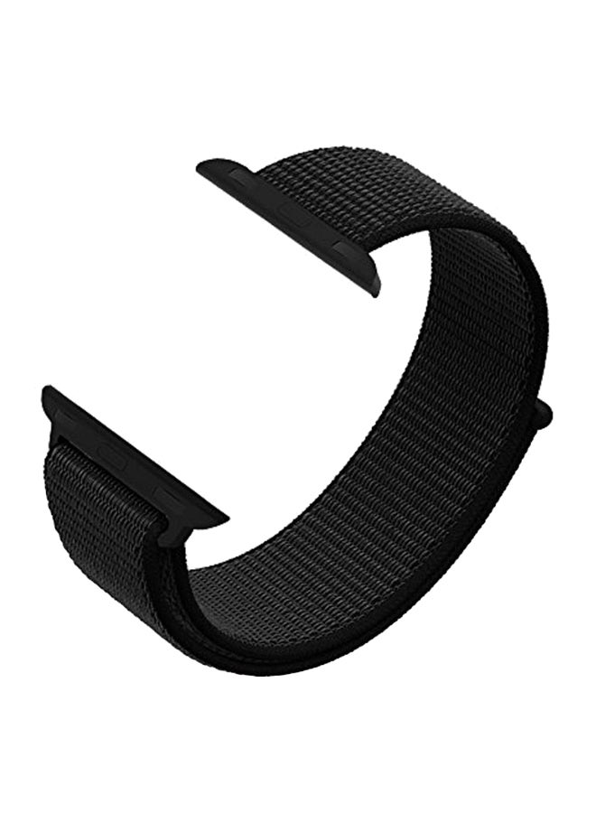 Generic - Nylon Watch Band For Apple Watch 40mm Black - Image 1