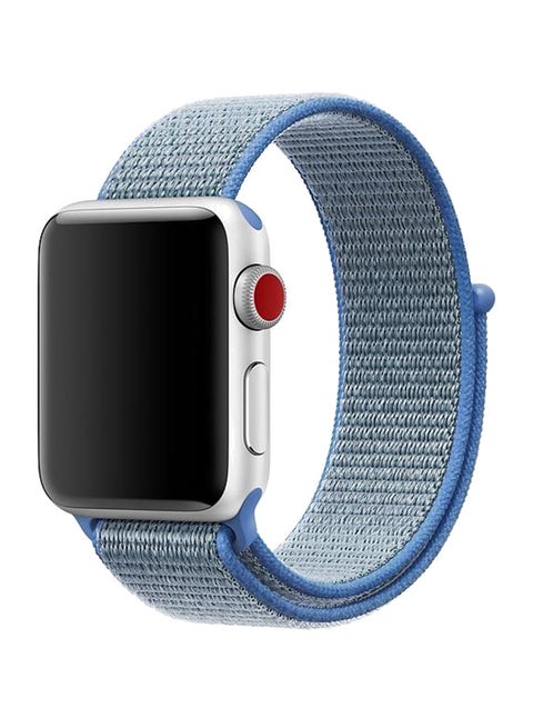 Sports Loop Wrist Band For Apple Watch 42 mm Blue