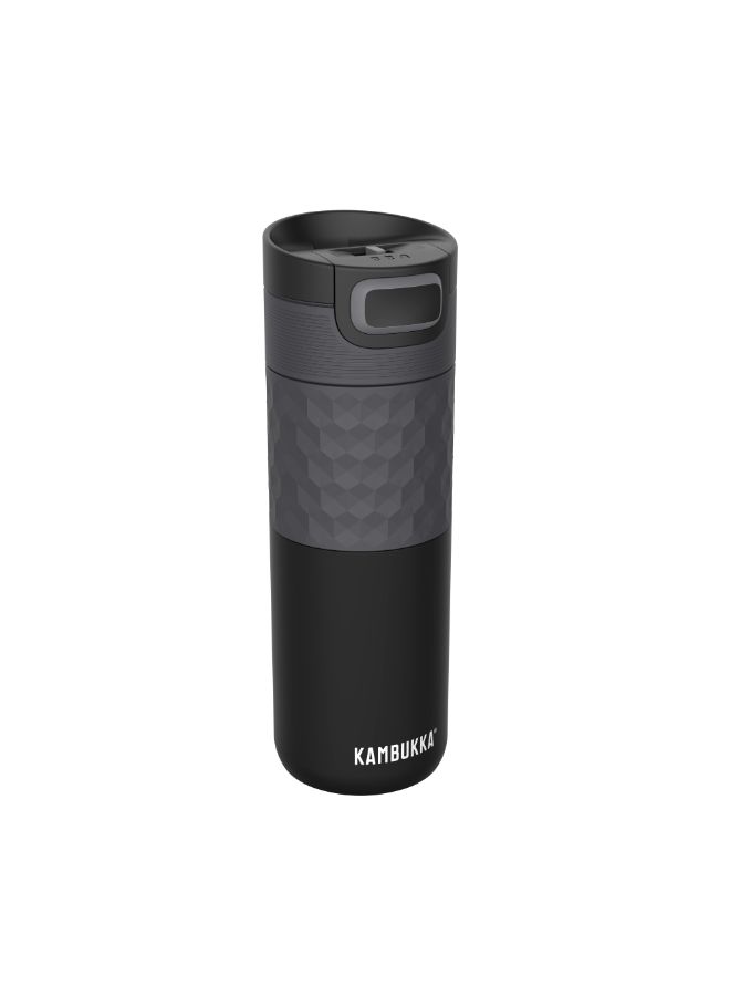 Kambukka 3-In-1 Lid Etna Thermos Water Bottle 500 Ml Black Steel 0.4kg - Image 2