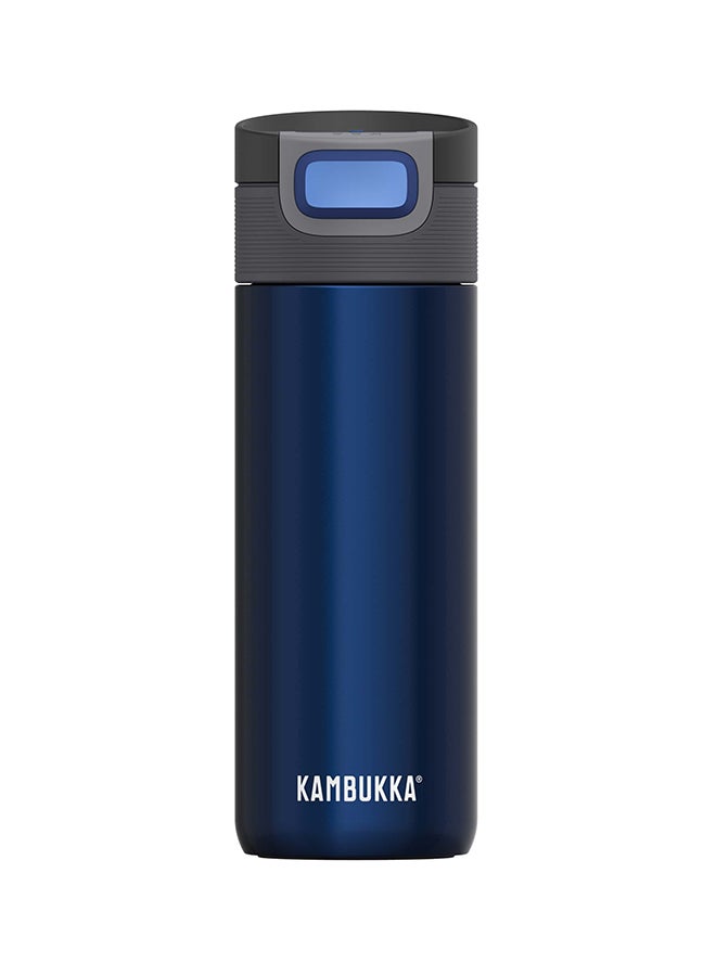 كامبوكا زجاجة مياه إتنا بتصميم حراري 3 في 1 مزودة بغطاء أسود منتصف الليل 0.35كيلوجرام - Image 1