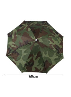 General Portable Folding Fishing Umbrella Hat Cap KSA