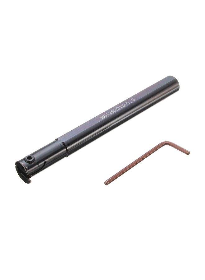 Lathe Grooving Cut-Off Tool Holder And Wrench Black/Brown 6.69 x 1.18 x 1.18ininch  - Image 1