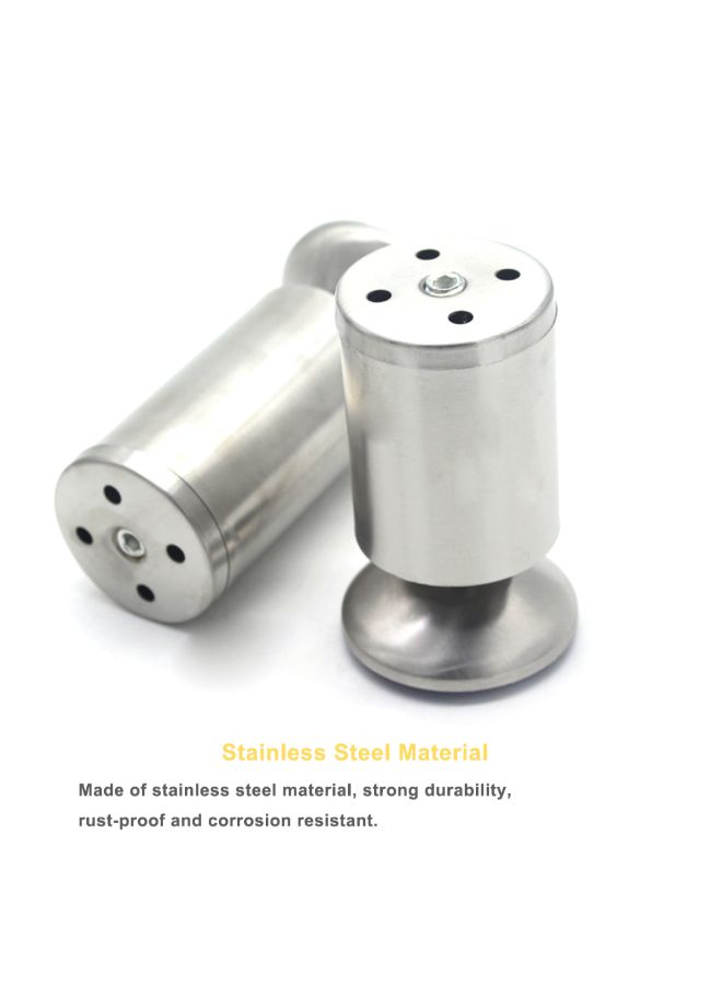 Non Slip Adjustable Cabinet Leg Silver 0.15kg  - Image 5