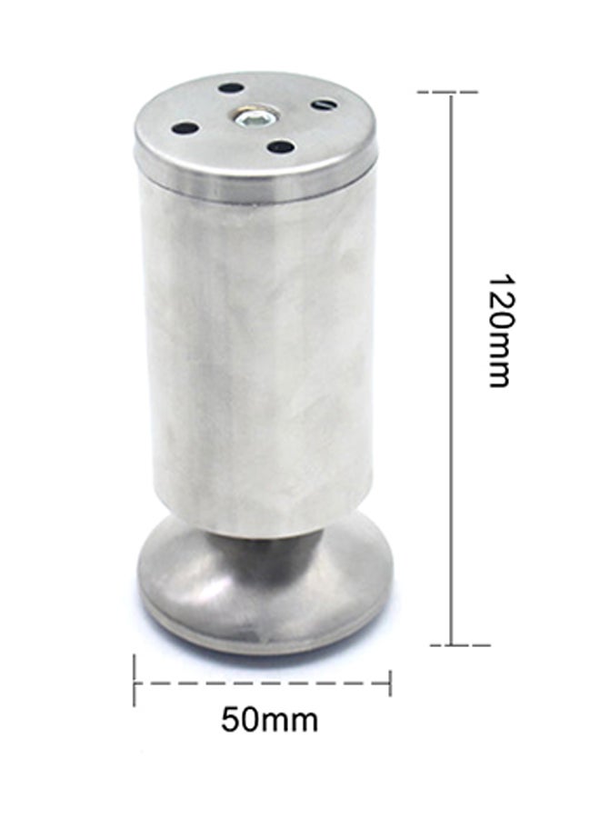 رجل خزانة قابلة للتعديل مضادة للانزلاق فضي 0.13كيلوجرام - Image 2