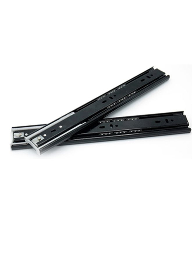 Generic 2-Piece Ball Bearing Drawer Slide Black 18inch  - Image 3