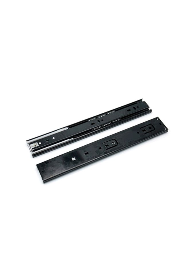 2-Piece Ball Bearing Drawer Slide Black 14inch