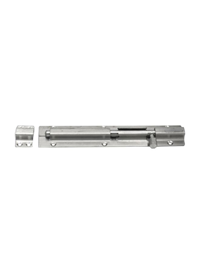 Slide Latch Barrel Bolt Door Lock Silver 8inch  - Image 1